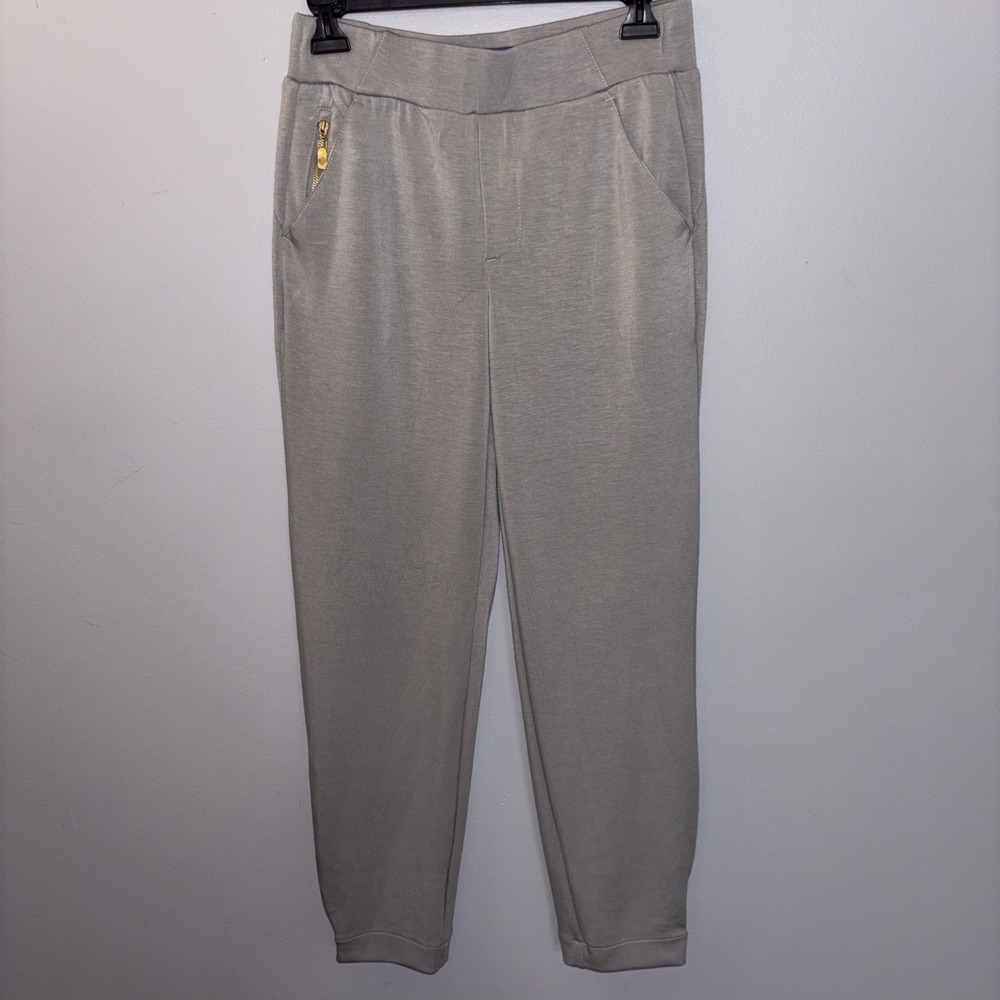 Democracy Ab Leisure High Rise Grey Joggers Pants Women's Size S Casual Comfy